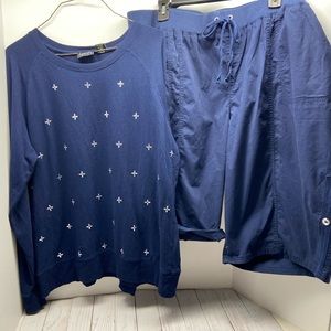 Kersh top & Katherine bermudas 2XL